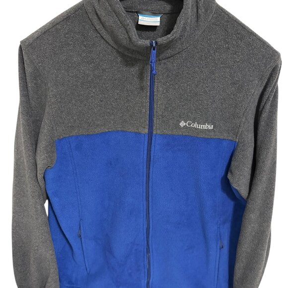 Columbia Other - COLUMBIA Mens Full Zip Fleece Jacket Size Large Blue Gray